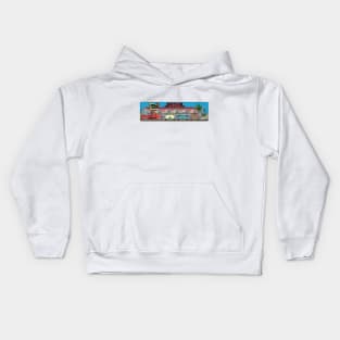 V8 Diner Illustration Kids Hoodie